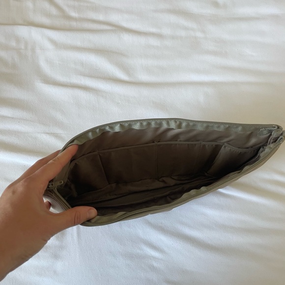 Clare V Summer Simple Tote Black/Cream Crochet Checker - Picture 13 of 14